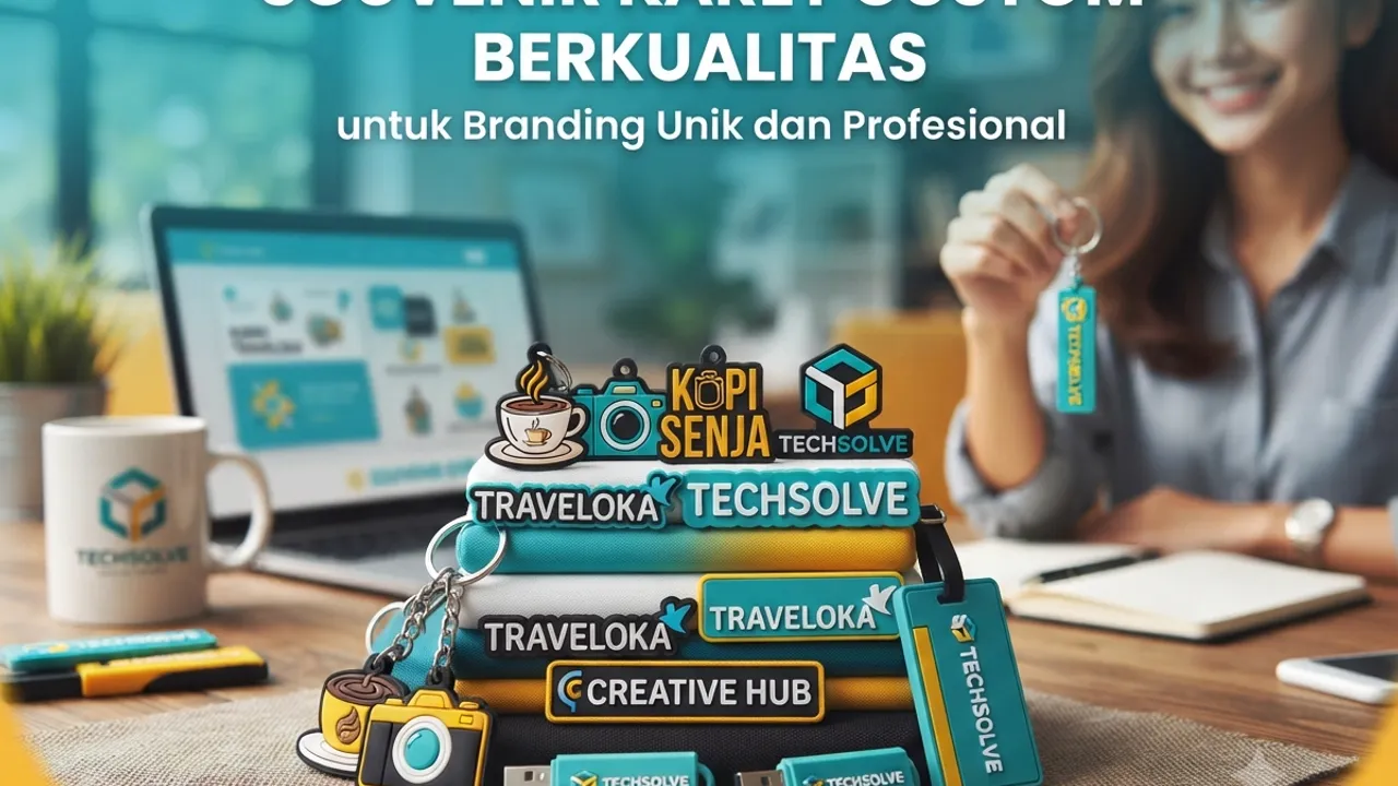 Souvenir Karet Custom Berkualitas untuk Branding Unik dan Profesional